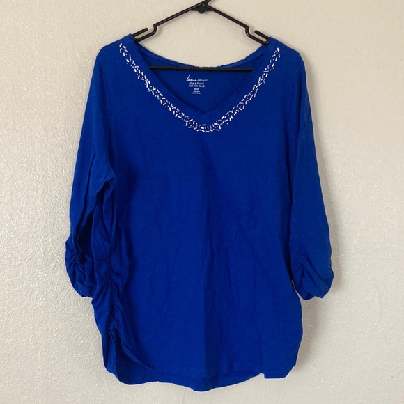 Lane Bryant Tops - Lane Bryant Cool & Casual Cotton Slub Top, 22/24